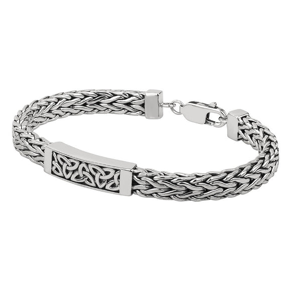 Triquetra Knotwork Heavy Link Bracelet