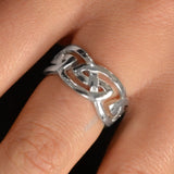 Wide Open Knot Ring