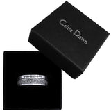 Ogham Triquetra Faith Ring