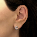 Claddagh Triquetra Stud Earrings