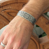 Solid Knotwork Cuff Bangle