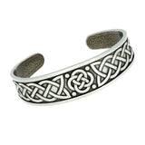 Solid Knotwork Cuff Bangle