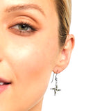 Connemara Marble St. Brigid's Cross Drop Earrings