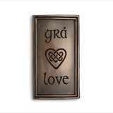 Grá - Love Boxed Wall Plaque