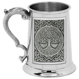 1 Pint Pewter Embossed Tree of Life Tankard