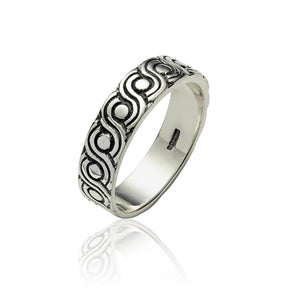 Contemporary Spiral Ring - Celtic Dawn - Jewellery Arts Crafts & Gifts
 - 1