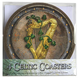 Irish Harp Coaster Set