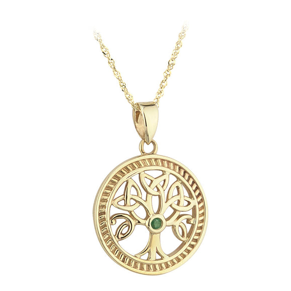 Emerald Tree of Life Pendant - Celtic Dawn - Jewellery Arts Crafts & Gifts
 - 1