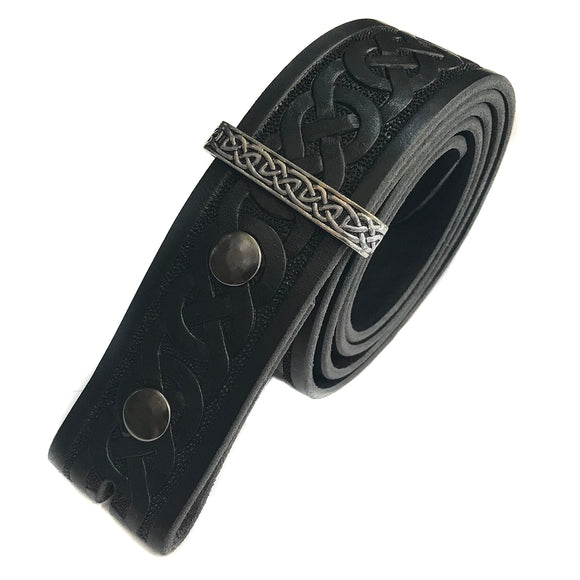 Celtic Knotwork Leather Belt