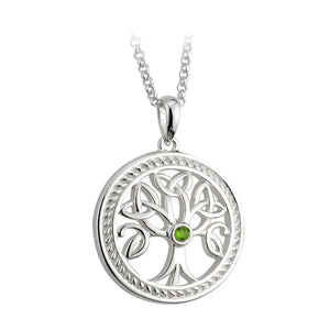 Peridot Tree of Life Pendant (Large) - Celtic Dawn - Jewellery Arts Crafts & Gifts
 - 1