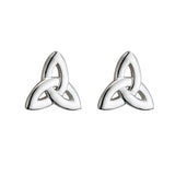 Triquetra Stud Earrings (Heavy) - Celtic Dawn - Jewellery Arts Crafts & Gifts
 - 1